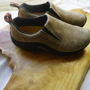 MERRELL Jungle Moc Taupe Suede sz 7 Womens